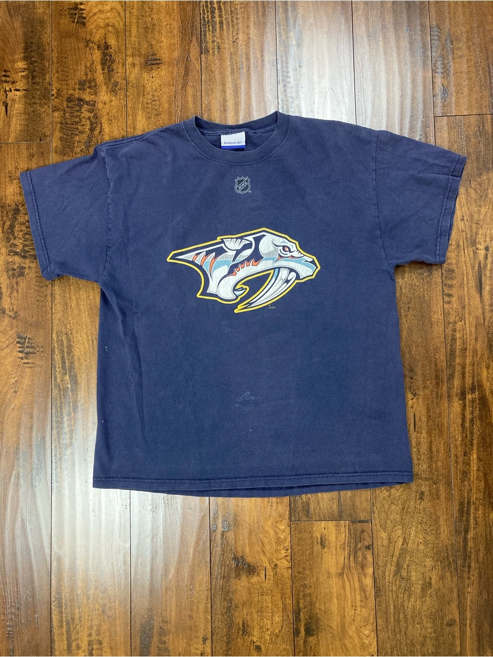 NASHVILLE PREDATORS Vintage Reebok Men’s Shirt #10 Martin Erat Size LARGE